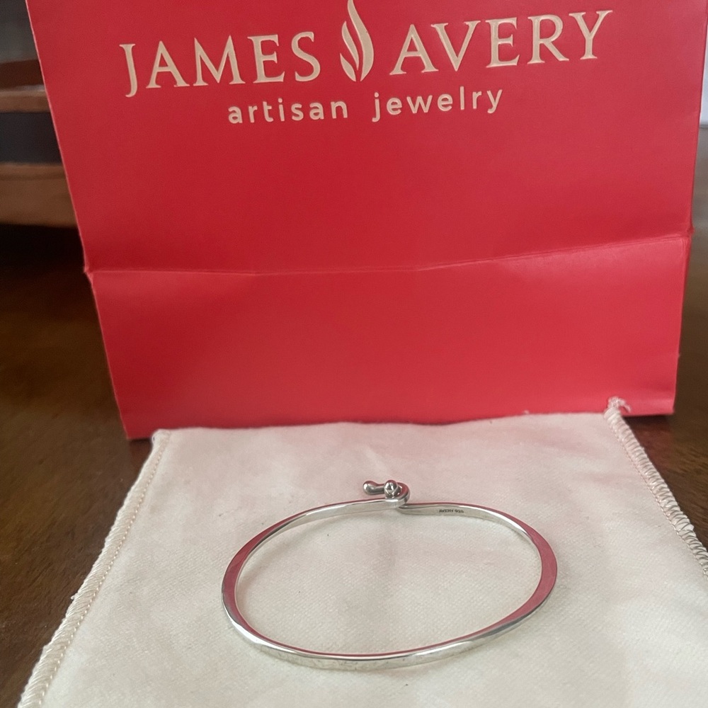 James Avery Hammered Hook-On Bracelet